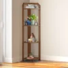 WOODEN CORNER SHELF
