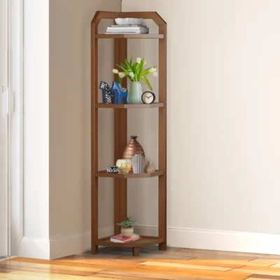 WOODEN CORNER SHELF
