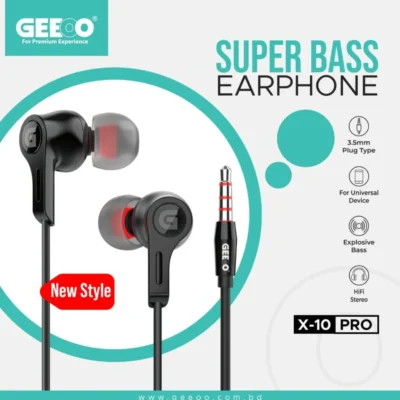 GEEOO SUPER BASS EARPHONE
