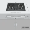 GAS STOVE GH-8202M