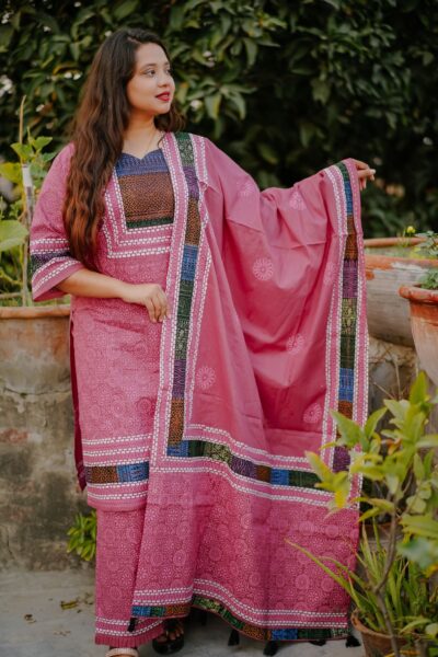 Premium Unstitched Cotton Three Piece 10